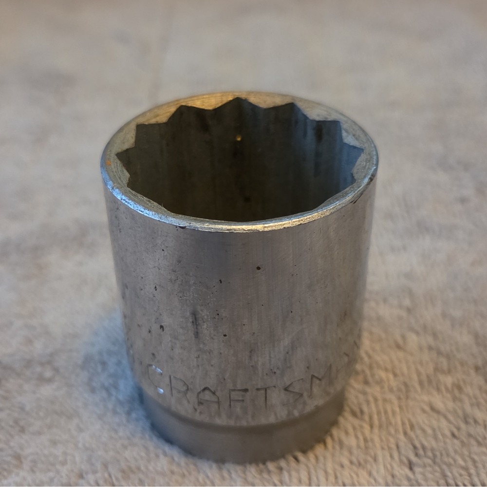 Vintage Craftsman =V= 1-5/16" Shallow Socket 3/4 Drive 12point Made in USA